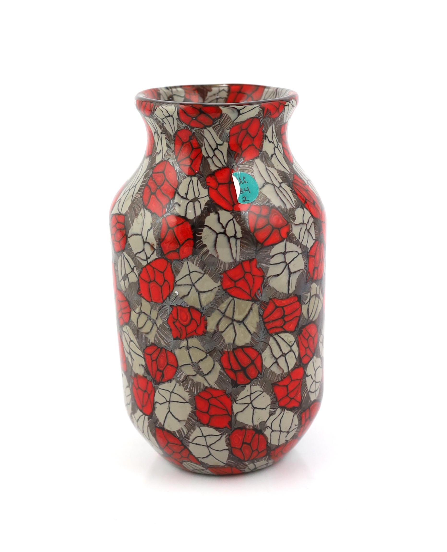 Vittoria Ferro (1932-2012), a Murano glass Murrine vase